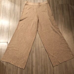 The Drop wide leg knit elastic waist pant